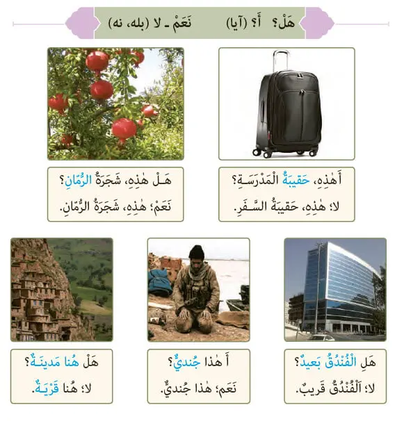 ترجمه صفحه 32 عربی هفتم