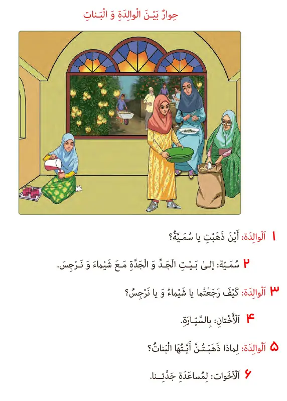 معنی صفحه 96 عربی هفتم