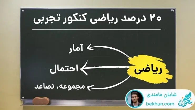 20 درصد ریاضی کنکور تجربی