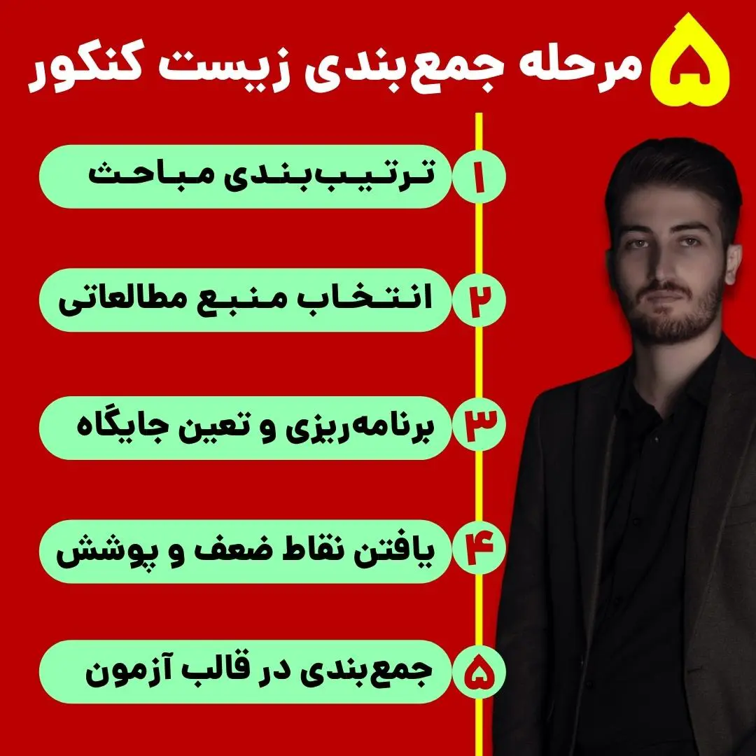 بهترین روش جمع‌بندی زیست کنکور