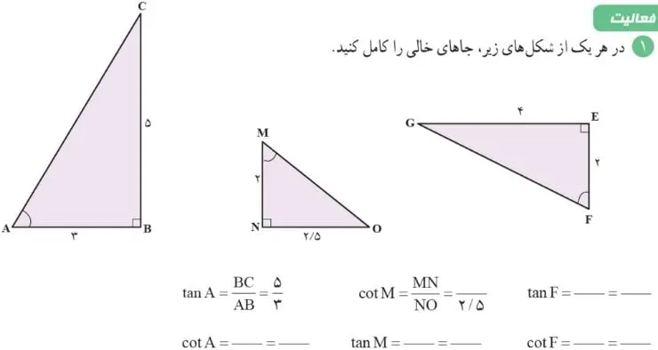 فعالیت صفحه 31 ریاضی دهم سوال 1