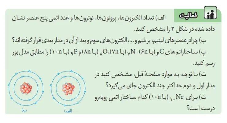 حل فعالیت صفحه ۲۴ علوم هشتم