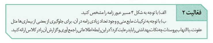 جواب فعالیت 2 صفحه 101 زیست یازدهم