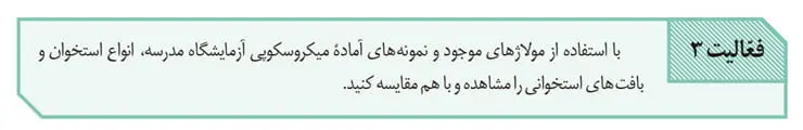 جواب فعالیت 3 صفحه 44 زیست یازدهم