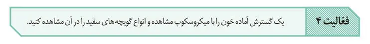 جواب فعالیت 4 صفحه 69 زیست یازدهم