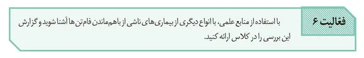 جواب فعالیت 6 صفحه 95 زیست یازدهم