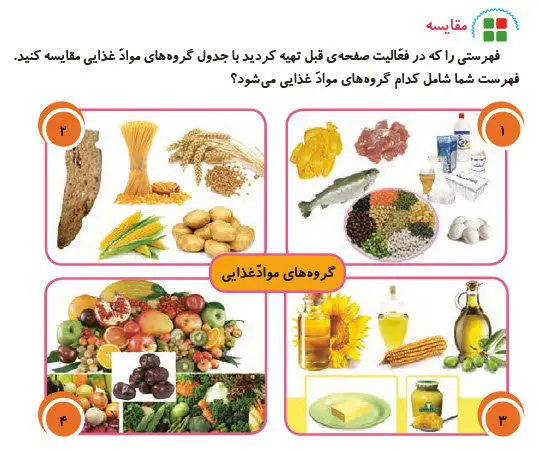 جواب مقایسه علوم سوم دبستان صفحه 15