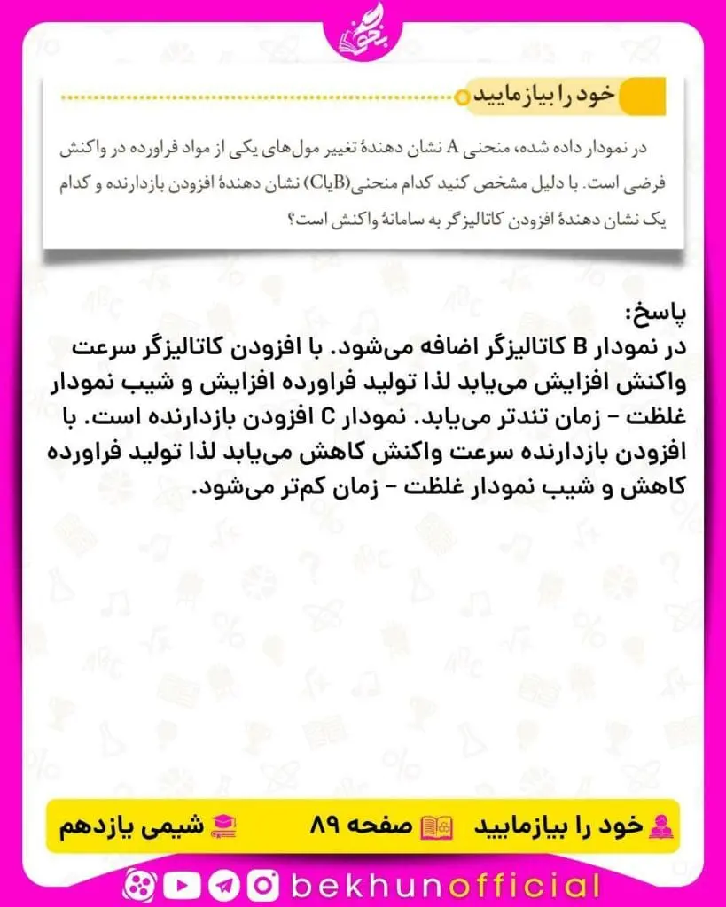خود را بیازمایید صفحه 89 شیمی یازدهم
