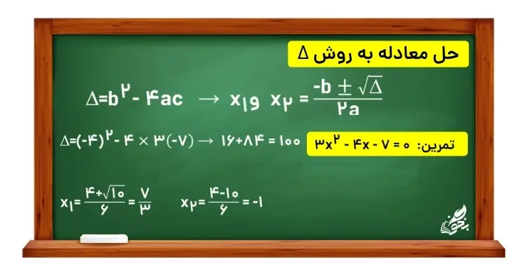 آموزش فصل اول ریاضی یازدهم | معادلۀ درجۀ دوم و تابع درجۀ ٢