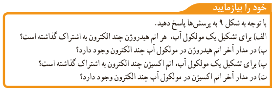 خود را بیازمایید صفحه 23 علوم نهم
