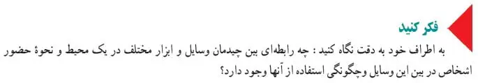 جواب فکر کنید صفحه 173 فرهنگ و هنر نهم