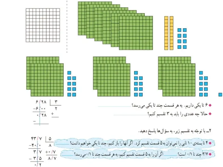 فعالیت صفحه 53 ریاضی ششم