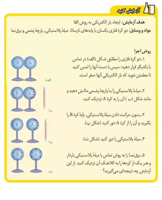 جواب آزمایش کنید صفحه 2 علوم هشتم