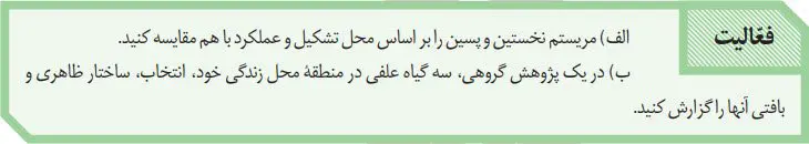 پاسخ فعالیت صفحه 94 زیست دهم