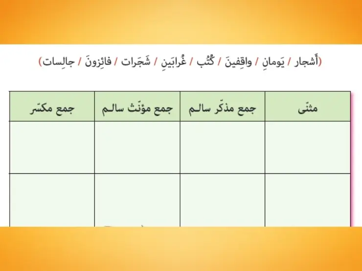 جواب صفحه 13 عربی هشتم تمرین 16