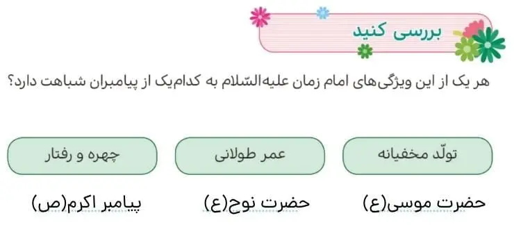 پاسخ بررسی کنید صفحه 92 هدیه‌های آسمان پنجم ابتدایی