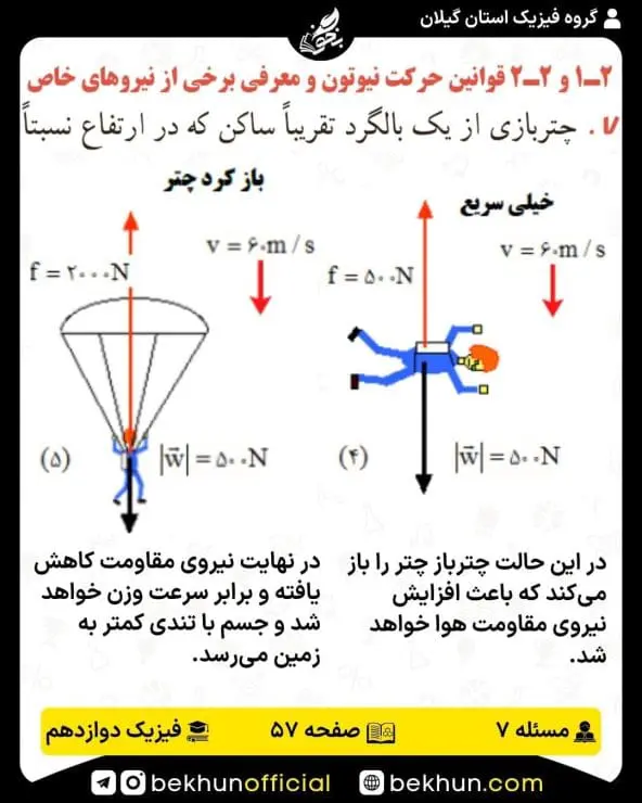 جواب پرسشها و مسئلههای فیزیک دوازدهم ریاضی 211 حل مسائل آخر فصل دوم فیزیک دوازدهم رشته ریاضی
