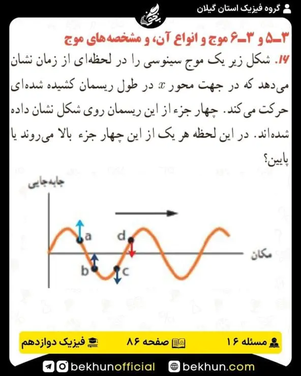 جواب پرسشها و مسئلههای فیزیک دوازدهم ریاضی 247 پاسخ پرسش و مسئله 16 صفحه 86 فیزیک دوازدهم ریاضی
