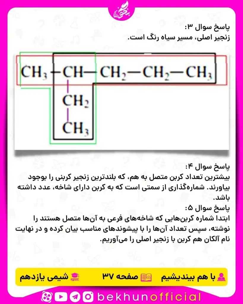 جواب با هم بیندیشیم صفحه 37 شیمی یازدهم