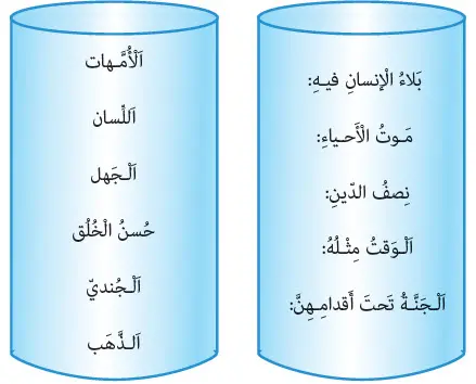 جواب تمرین سوم صفحه 23 عربی هشتم درس دوم
