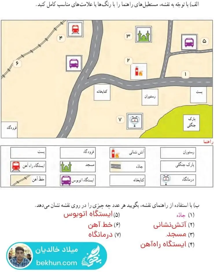 پاسخ کاربرگه شماره 4 مطالعات اجتماعی چهارم