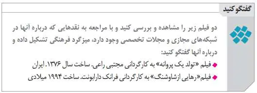 پاسخ گفت و گو کنید صفحه 63 تحلیل فرهنگی دوازدهم انسانی 