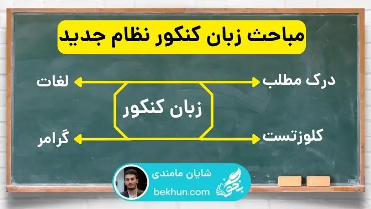 مباحث زبان در کنکور نظام جدید