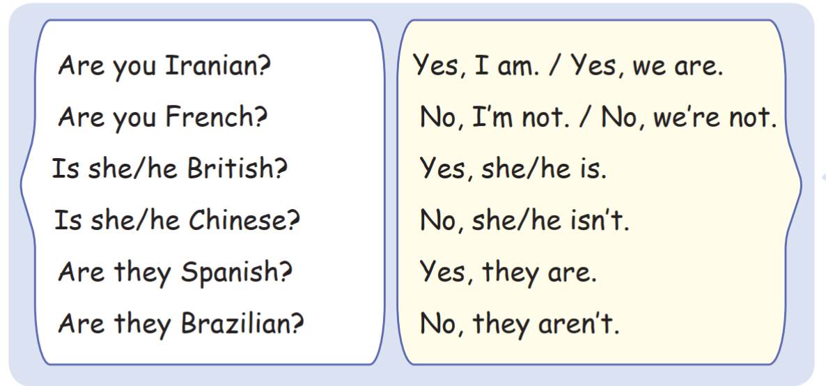 تدریس درس یک زبان هشتم | Talking about Nationalities (2) 