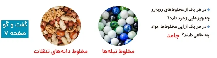 جواب گفت و گو صفحه ۷ علوم چهارم