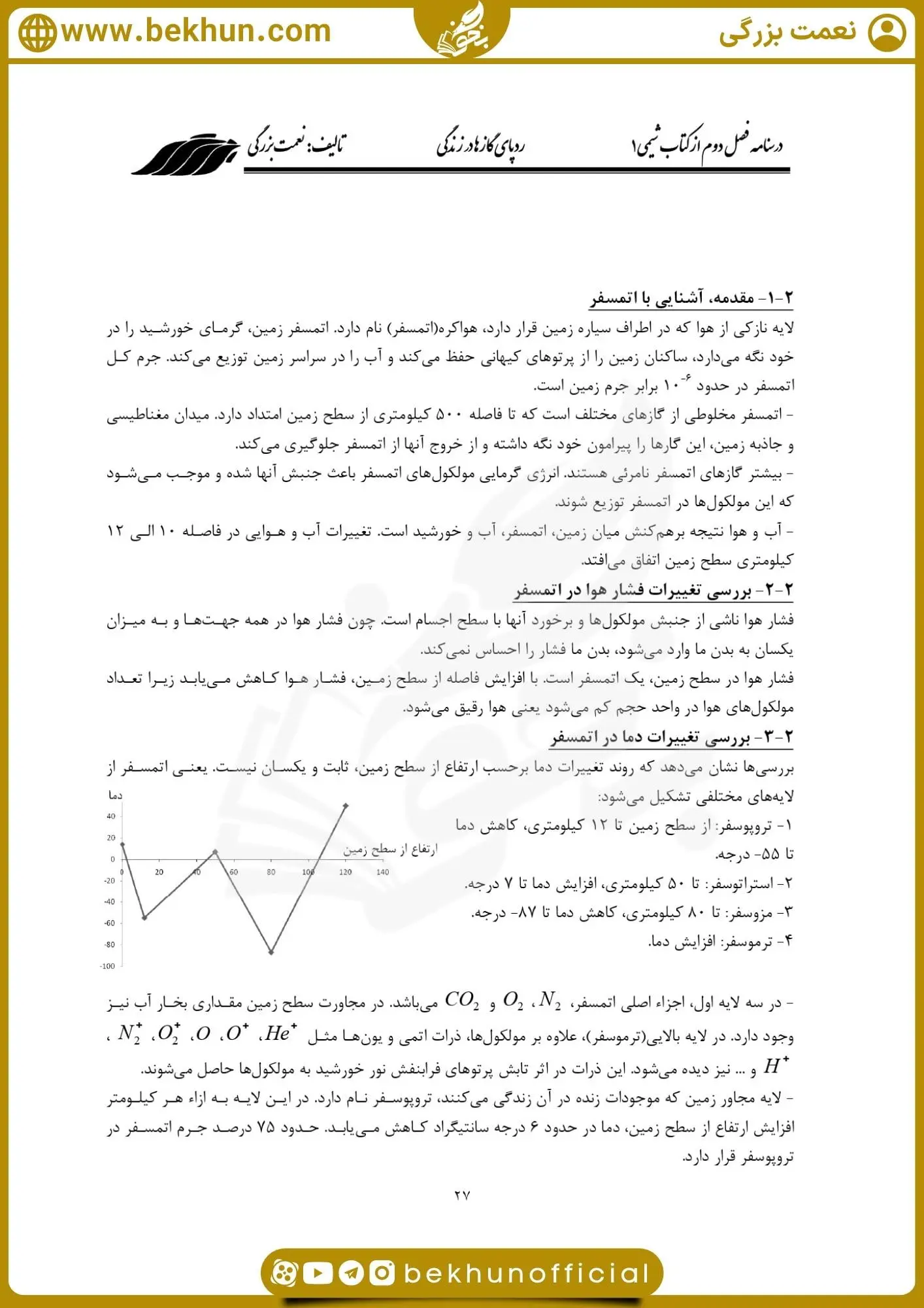 جزوه فصل دوم شیمی دهم تجربی و ریاضی 28 بهترین جزوه شیمی دهم فصل دوم