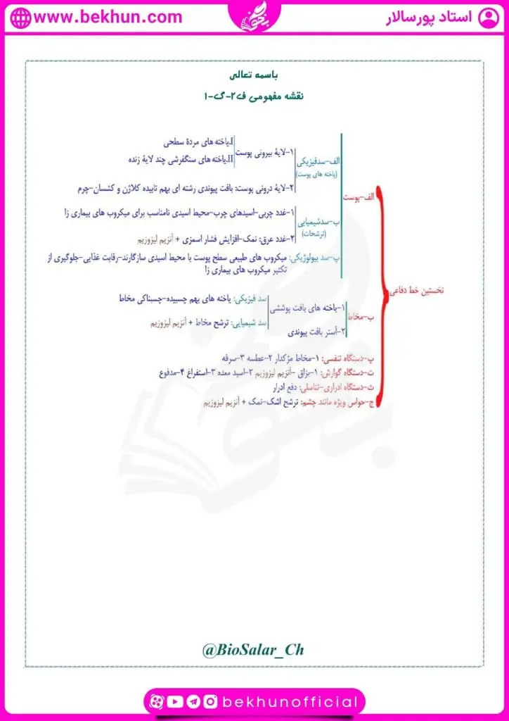 جزوه فصل پنجم زیست یازدهم 22 دانلود جزوه گفتار دوم فصل پنجم زیست یازدهم