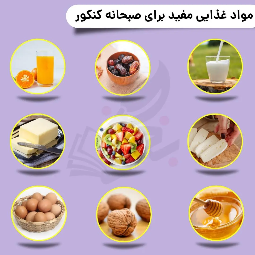 واجبات و قواعد روز کنکور 7 روز کنکور صبحانه چه بخوریم