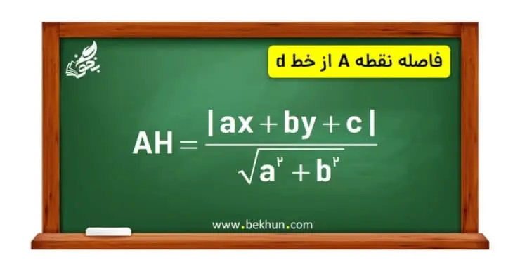 توضیح فصل اول ریاضی یازدهم تجربی | فاصلۀ نقطه از خط