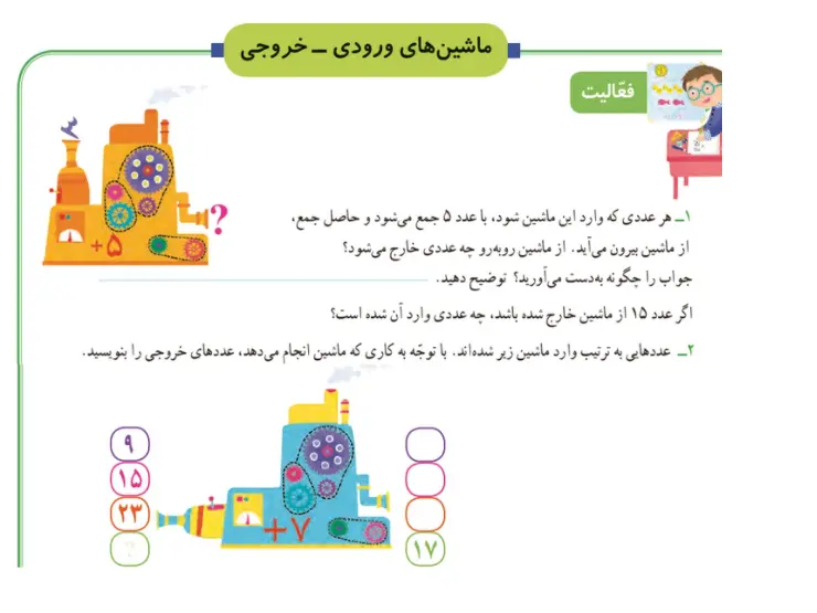 جواب فعالیت صفحه 13 ریاضی سوم ابتدایی 