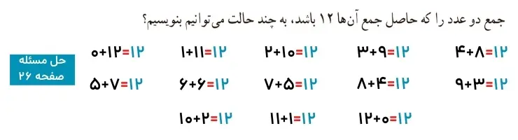 جواب مسئله ریاضی صفحه ۲۶