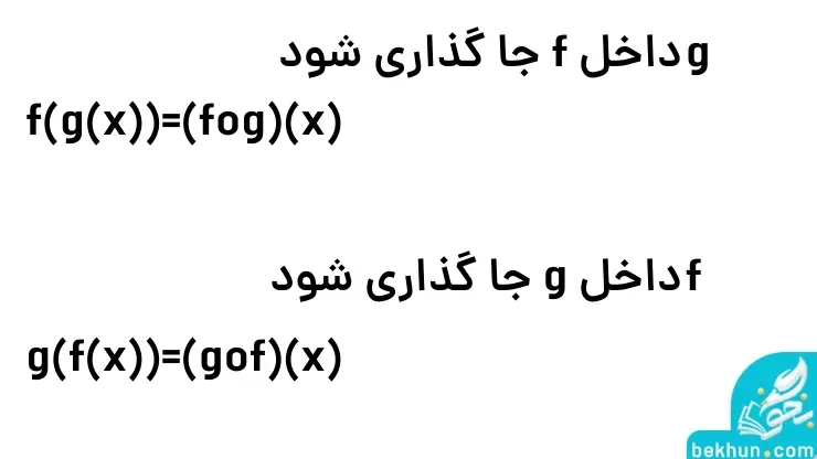 ترکیب توابع ریاضی دوازدهم تجربی