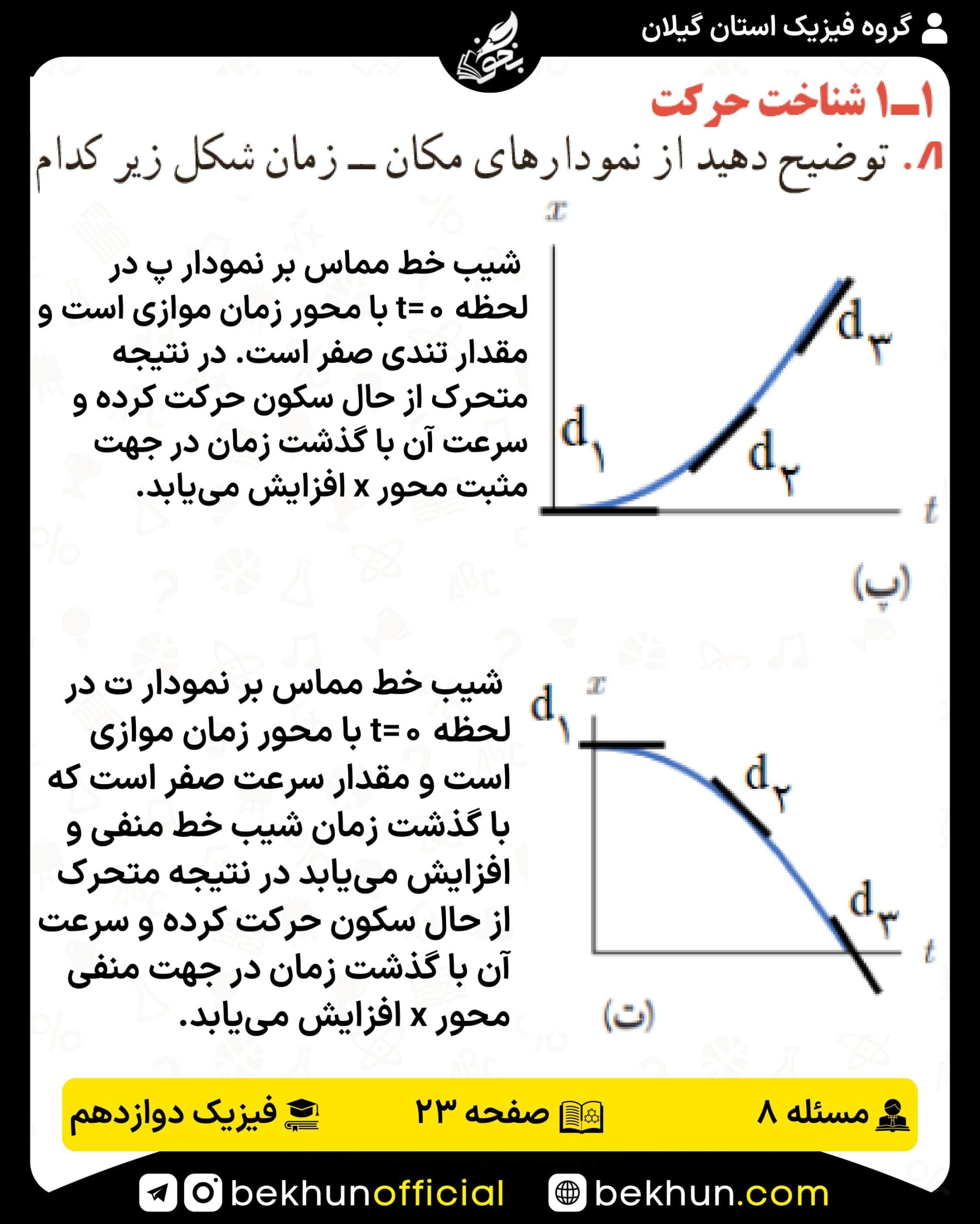 جواب پرسشها و مسئلههای فیزیک دوازدهم تجربی 136 پاسخ پرسش و مسئله 8 صفحه 23 فیزیک 3دوازدهم تجربی