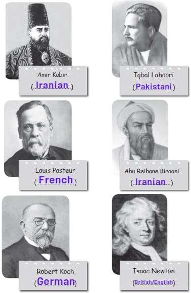 گام به گام درس اول زبان هشتم | my nationality گام به گام درس اول زبان هشتم | my nationality